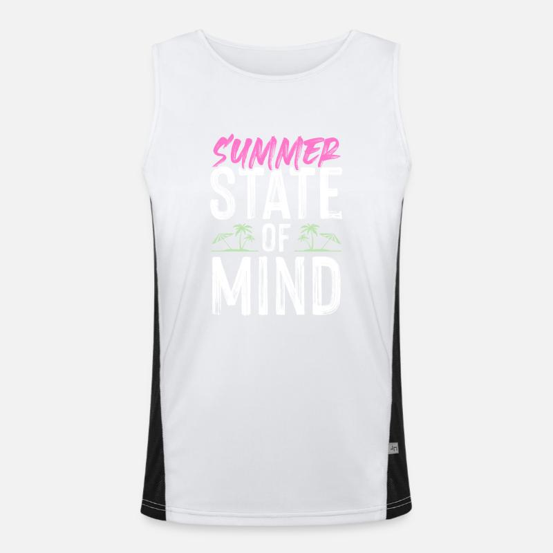 summer summer Men's Functional Contrast Tank Top 