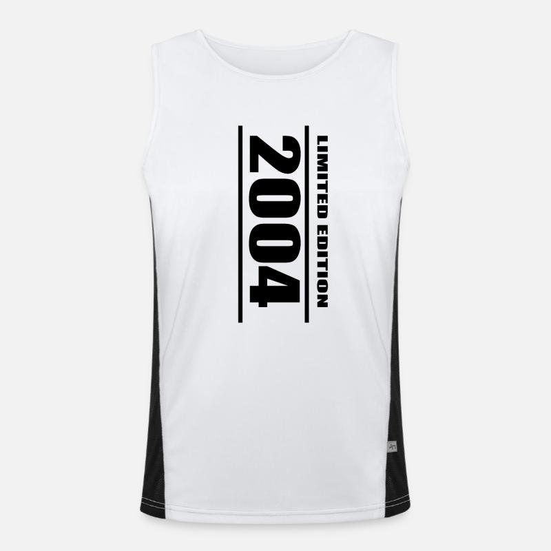 18. Geburtstag Geschenk 2004 Birthday Funktionelles Kontrast-Tank Top für Männer 