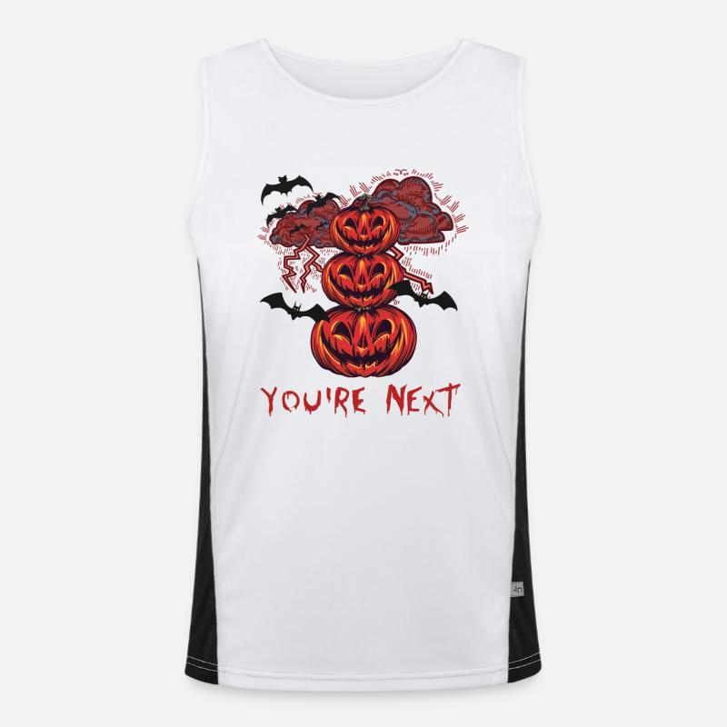 Halloween - You are next Men's Functional Contrast Tank Top 