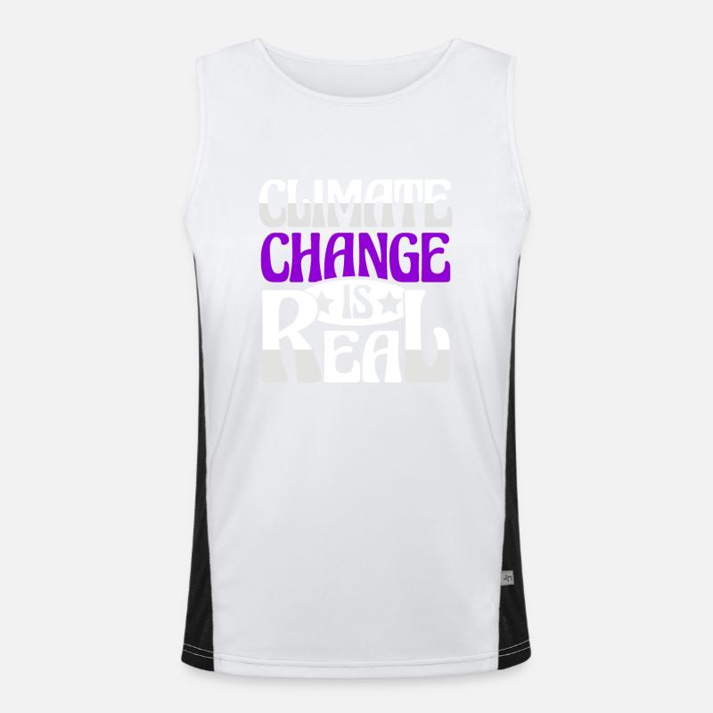 climate change protection Men's Functional Contrast Tank Top 