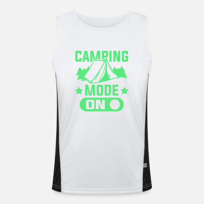 camping mode Funktionelles Kontrast-Tank Top für Männer 