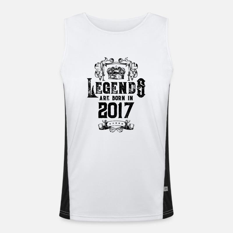 2017 legends geburtstag Funktionelles Kontrast-Tank Top für Männer 