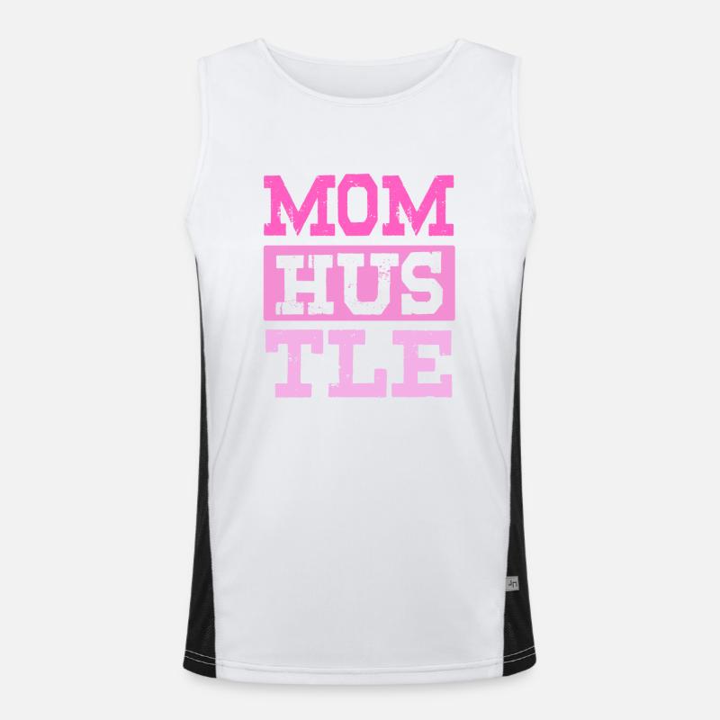 maman hustle mère Débardeur respirant contrasté Homme 