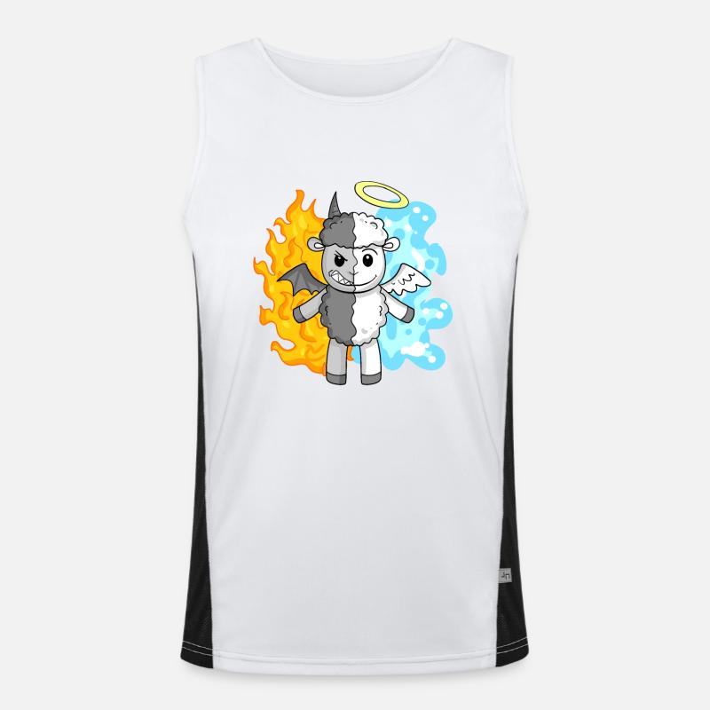 Sheep - Angels and Devils Men's Functional Contrast Tank Top 