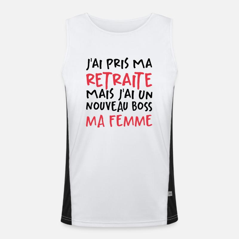 J'ai Pris Ma Retraite Débardeur respirant contrasté Homme 