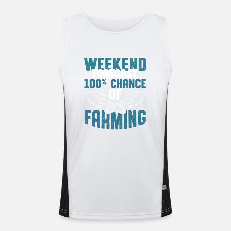 farming weekend Men's Functional Contrast Tank Top 