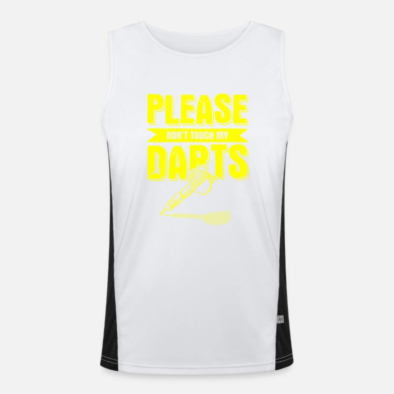 darts game Men's Functional Contrast Tank Top 