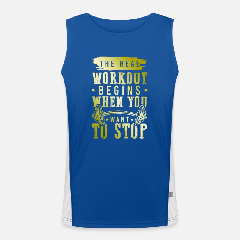 God answer bible Men's Functional Contrast Tank Top 