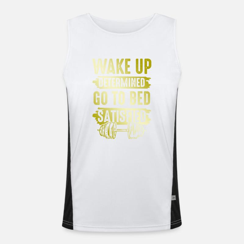 be strong god bible Men's Functional Contrast Tank Top 