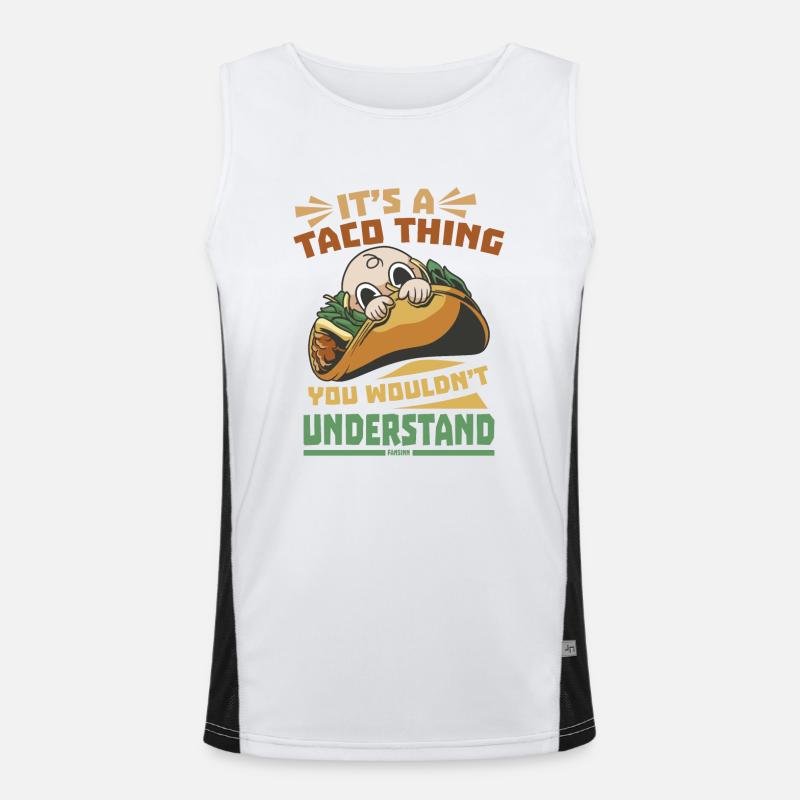 C’est une chose de taco que vous ne comprendriez pas Débardeur respirant contrasté Homme 