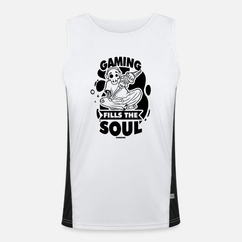 Gaming Funktionelles Kontrast-Tank Top für Männer 
