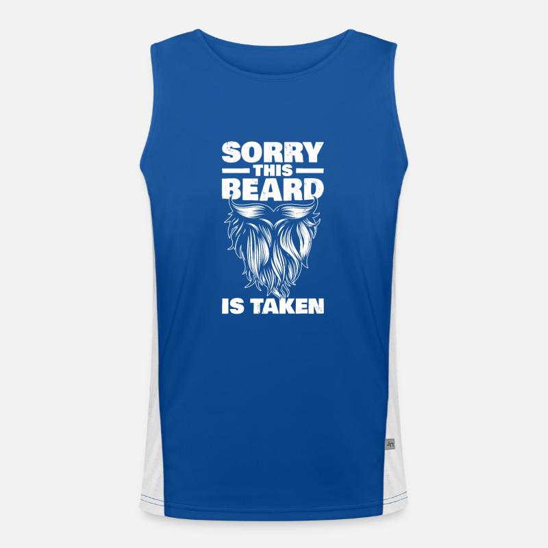 Sorry this beard was thought for men Men's Functional Contrast Tank Top 