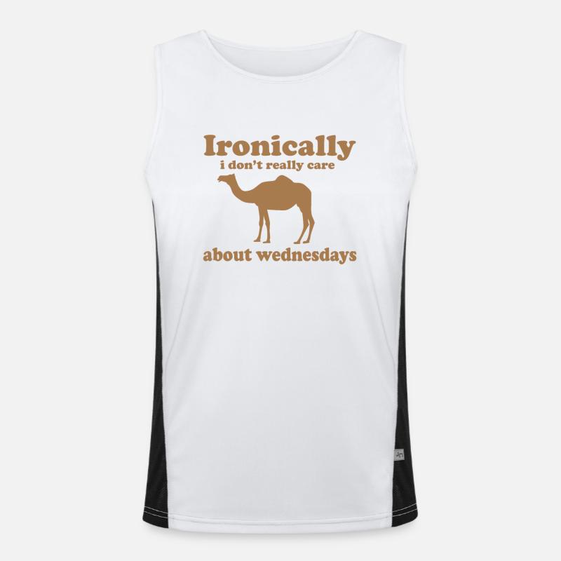 Fun camel fun Men's Functional Contrast Tank Top 