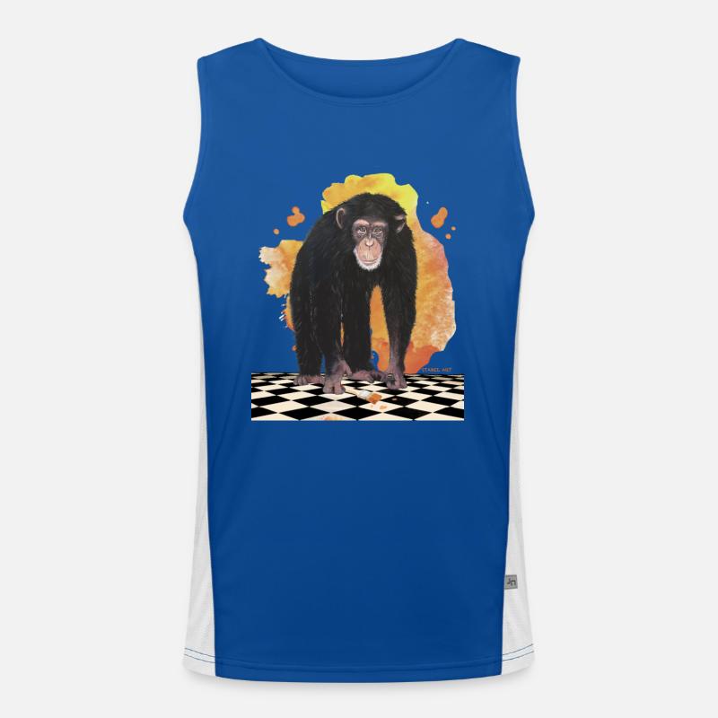 Chimpanzee Men's Functional Contrast Tank Top 