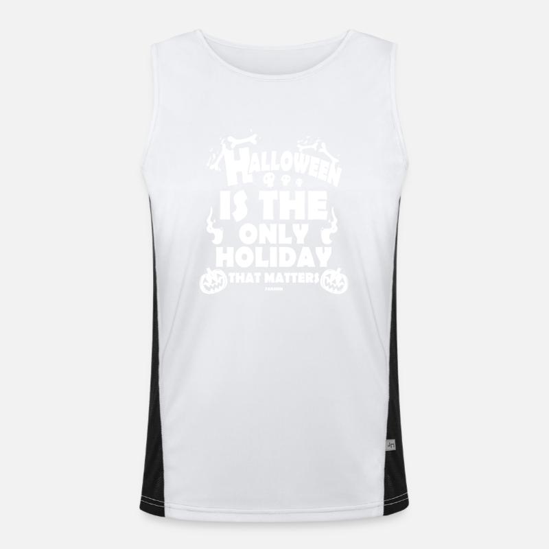 Halloween Costume Men's Functional Contrast Tank Top 