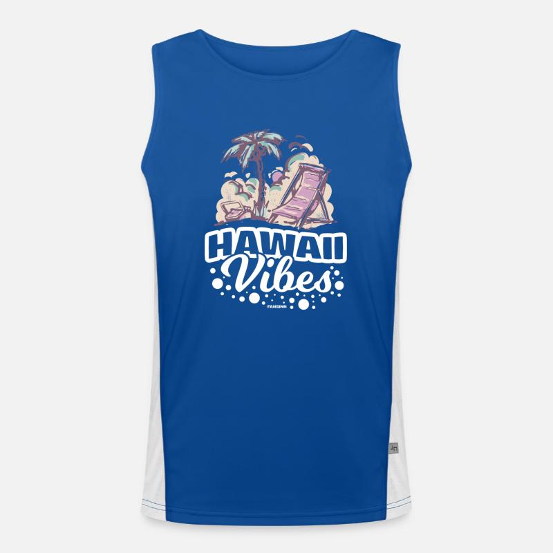 Hawaii Men's Functional Contrast Tank Top 