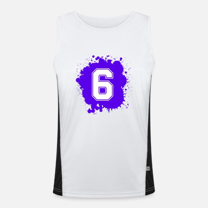 6 Nombre d’objets blob Débardeur respirant contrasté Homme 