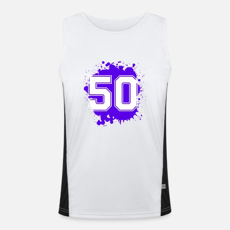 50 Nombre d’objets blob Débardeur respirant contrasté Homme 