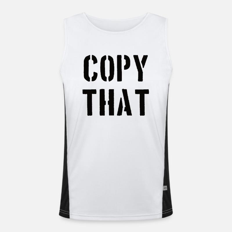 Copier copier Débardeur respirant contrasté Homme 