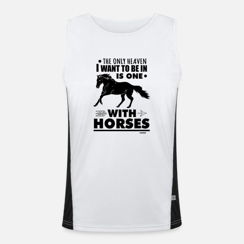 Cheval Débardeur respirant contrasté Homme 