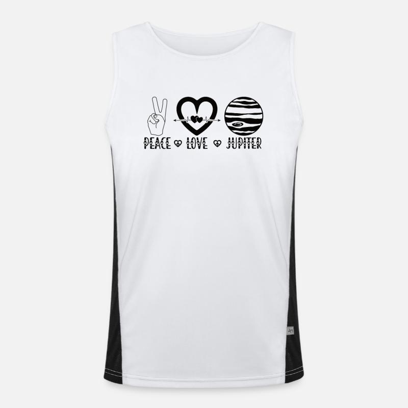 Jupiter Planète Univers Astrologie spatiale Débardeur respirant contrasté Homme 