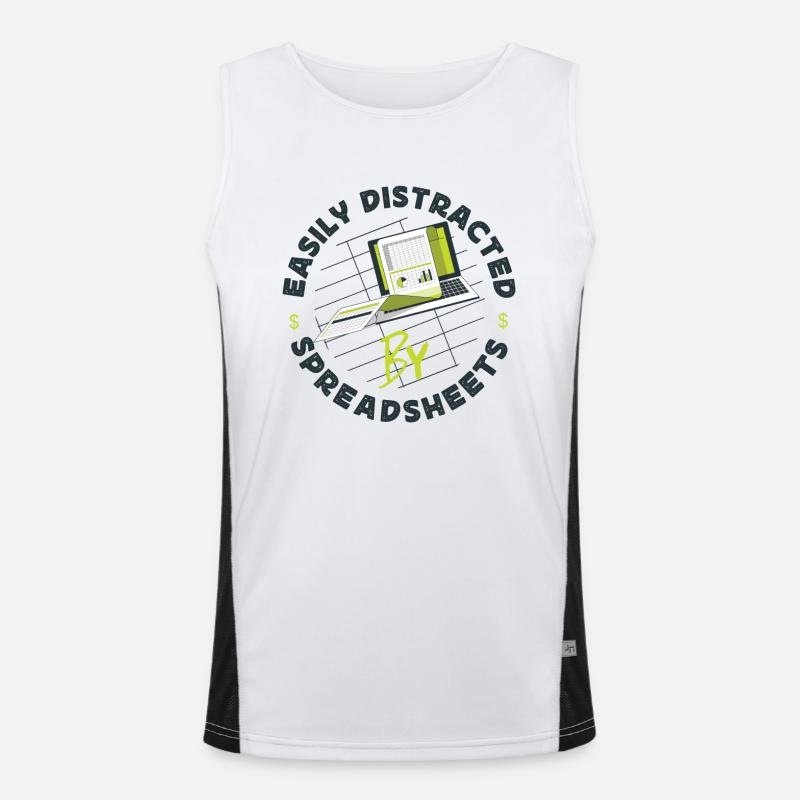 Comptable Comptable Comptable Débardeur respirant contrasté Homme 