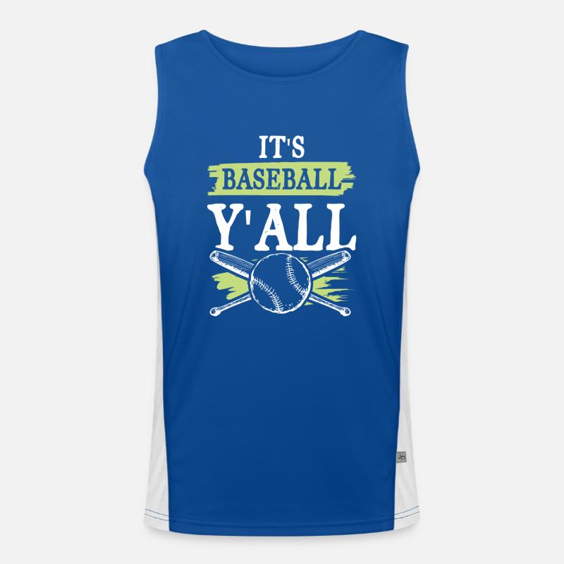 baseball sport Funktionelles Kontrast-Tank Top für Männer 