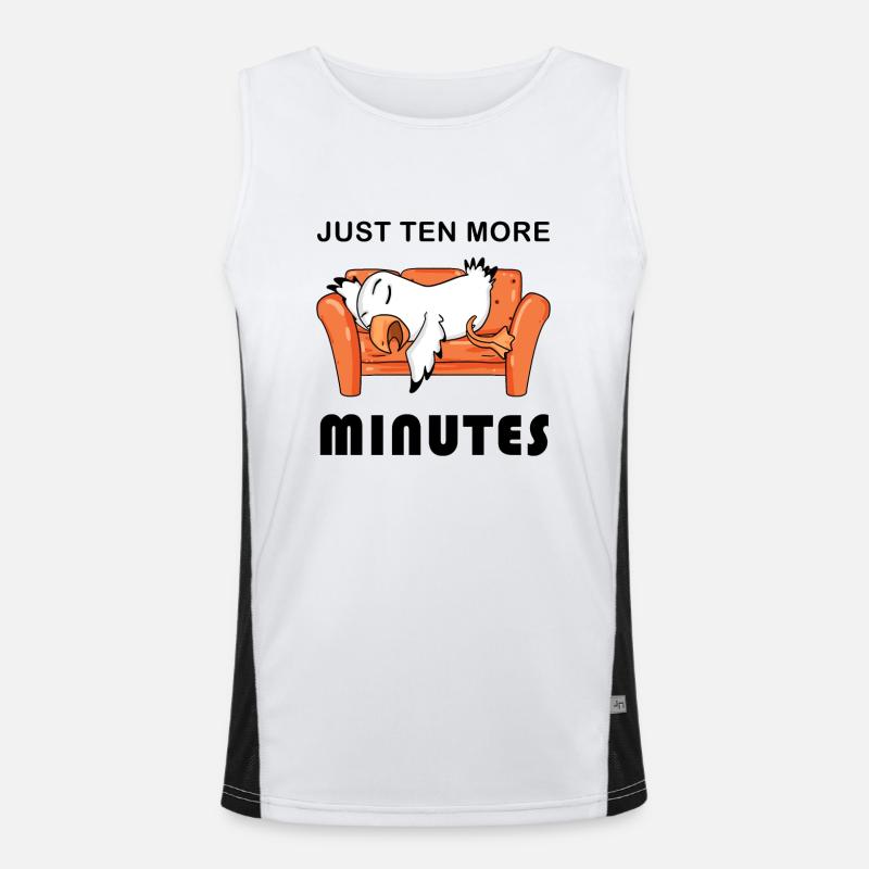 Plus que dix minutes Débardeur respirant contrasté Homme 