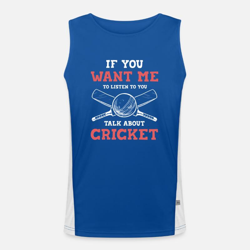 Cricket Men's Functional Contrast Tank Top 