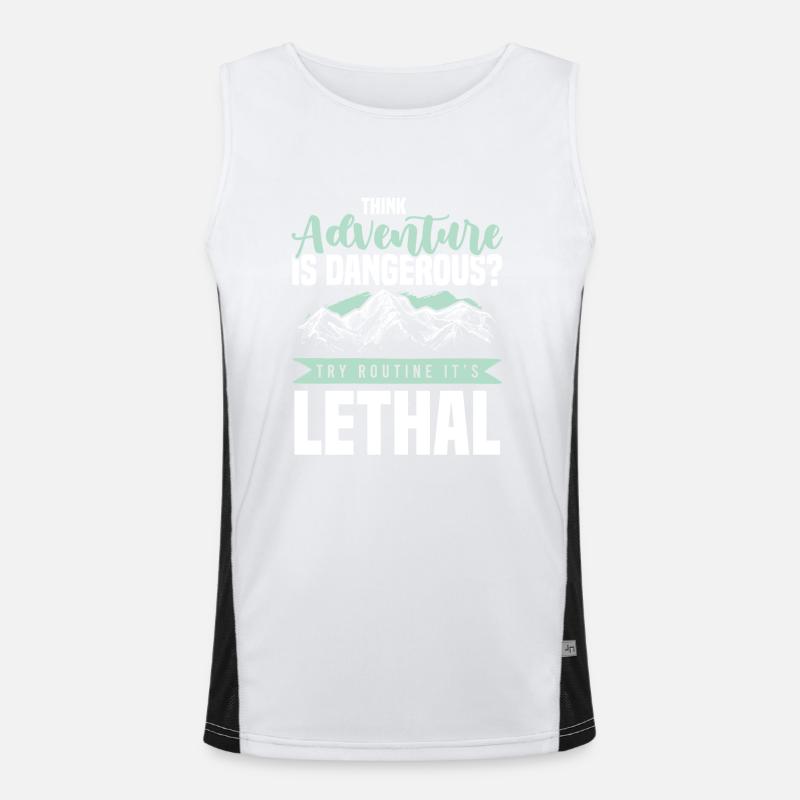 Adventure Climbing Men's Functional Contrast Tank Top 
