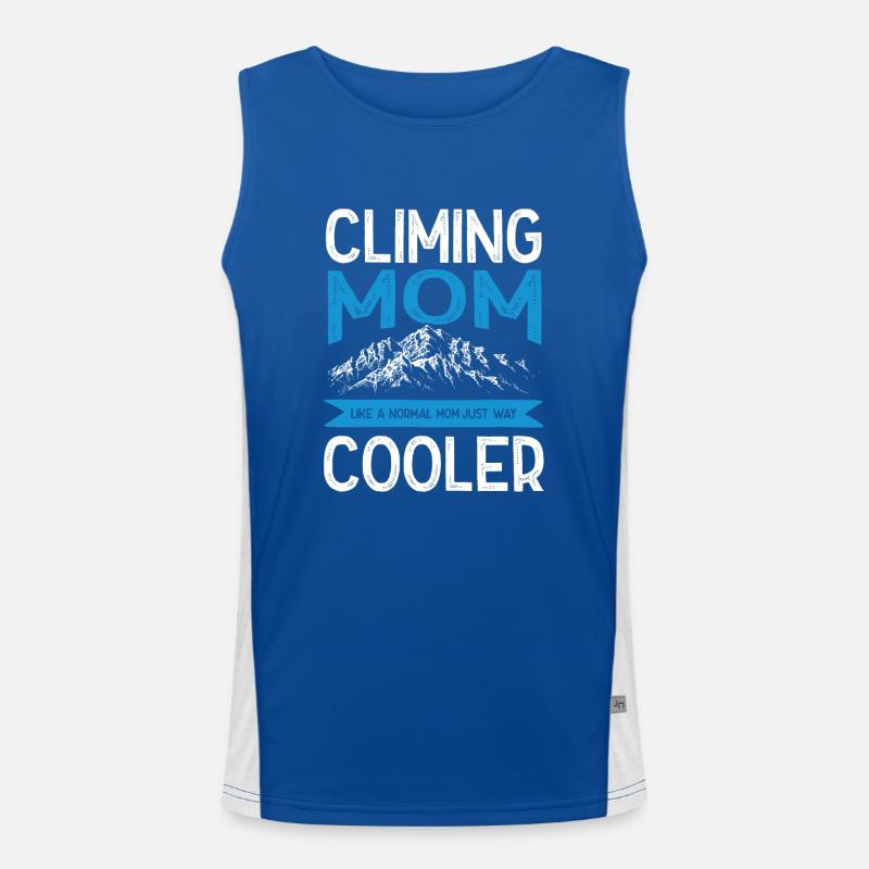 Climbing Mom Men's Functional Contrast Tank Top 