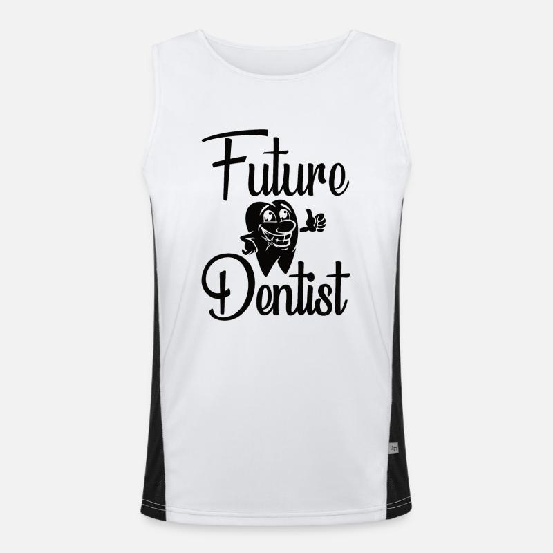 Assistante dentaire Dentiste Dent Débardeur respirant contrasté Homme 