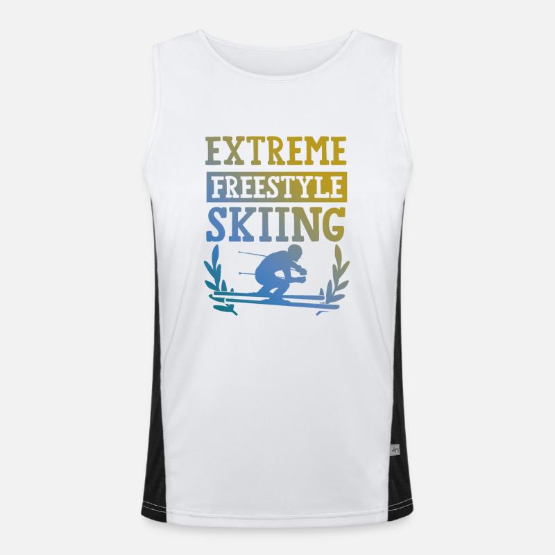 Ski acrobatique Débardeur respirant contrasté Homme 