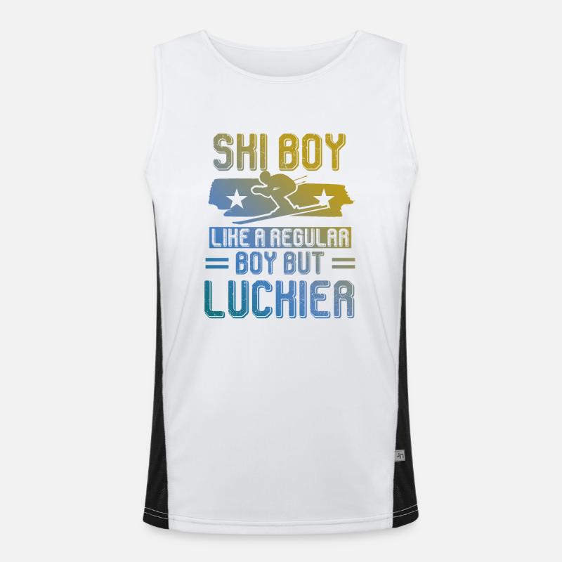 Ski Boy Men's Functional Contrast Tank Top 