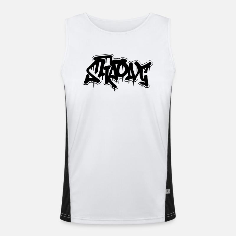 Strong Funktionelles Kontrast-Tank Top für Männer 