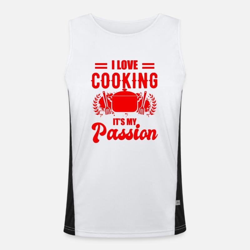 Ingrédients de cuisson Débardeur respirant contrasté Homme 