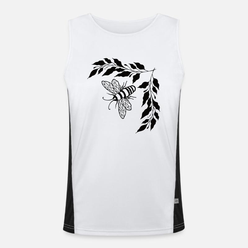 Bee Men's Functional Contrast Tank Top 