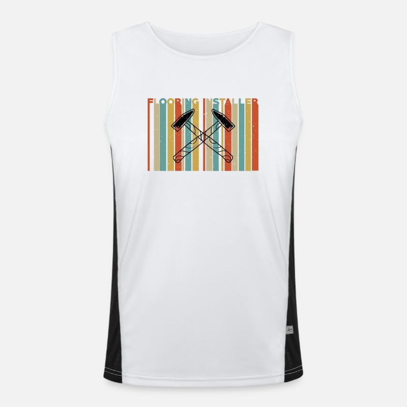 Bodenleger Funktionelles Kontrast-Tank Top für Männer 