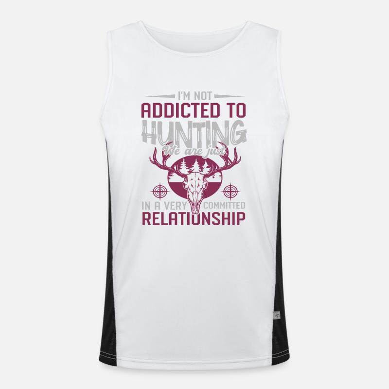 Jäger Funktionelles Kontrast-Tank Top für Männer 