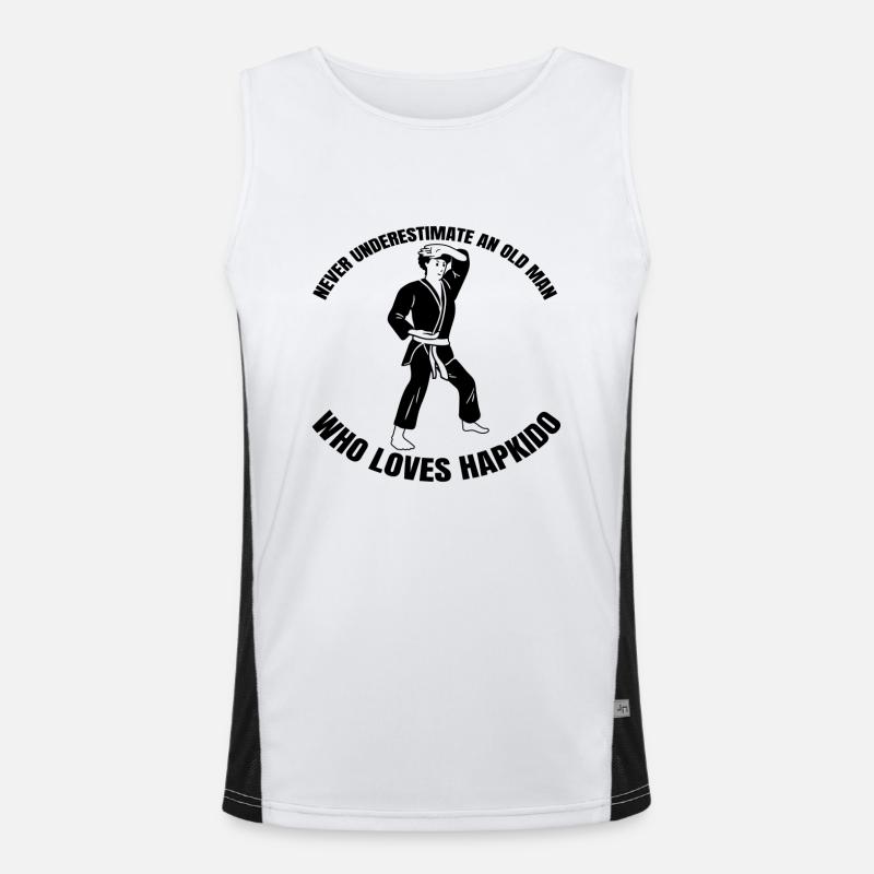 Hapkido Kampfsport Judo Aikido Kampfkunst Karate Funktionelles Kontrast-Tank Top für Männer 