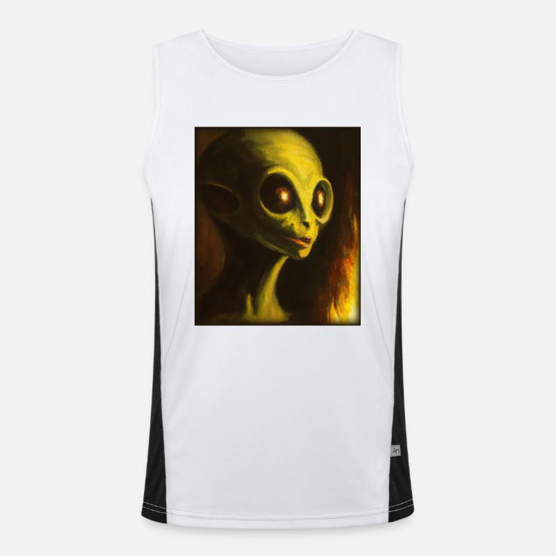 alien devil Men's Functional Contrast Tank Top 