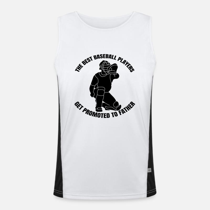 Baseball Gift Baseball Lovers Baseball Game Men's Functional Contrast Tank Top 