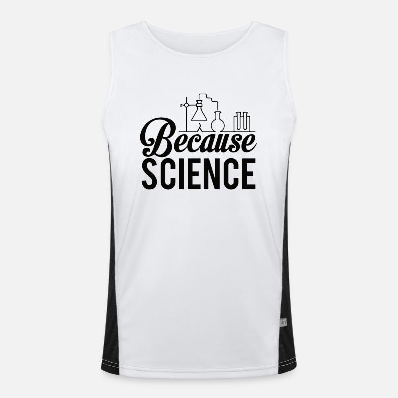 Chimie Chimiste Scientifique Bachelor Master Débardeur respirant contrasté Homme 