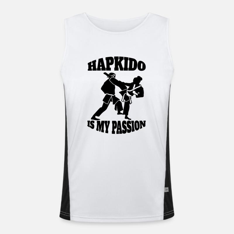 Hapkido Judo Aikido Kampfkunst Karate Kampfsport Funktionelles Kontrast-Tank Top für Männer 