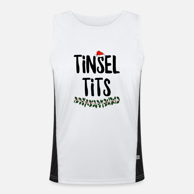 Mésanges de guirlande Débardeur respirant contrasté Homme 