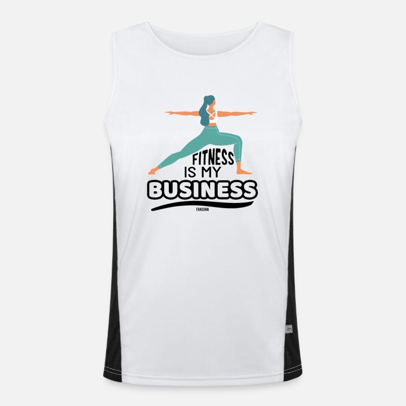Sportlehrerin Funktionelles Kontrast-Tank Top für Männer 