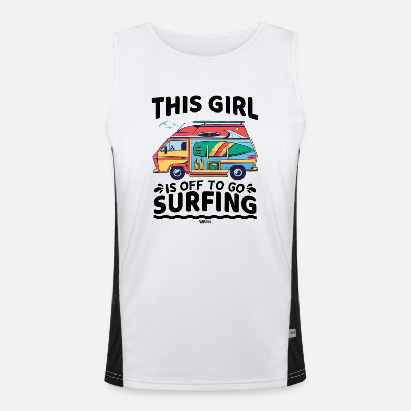 Surf Filles SUP Camping Débardeur respirant contrasté Homme 