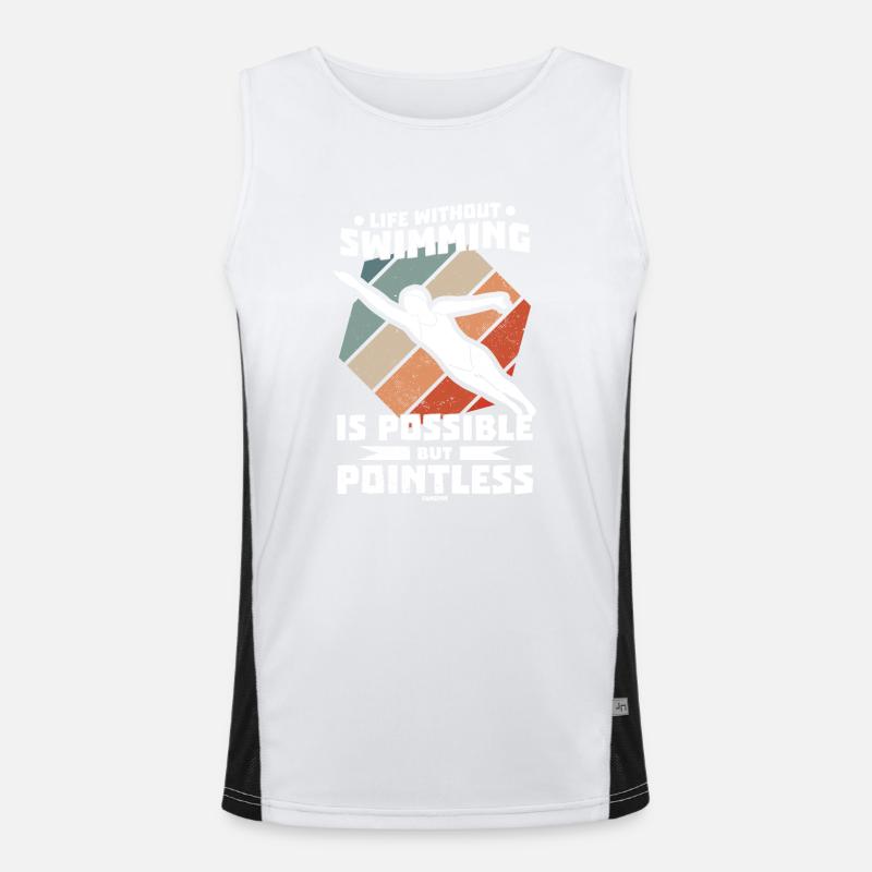Swim Men's Functional Contrast Tank Top 