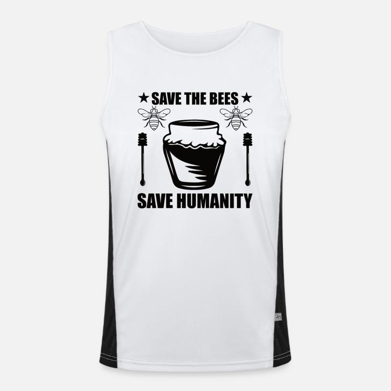 Bee Men's Functional Contrast Tank Top 