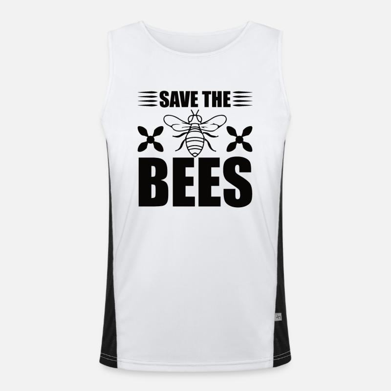 Bee Men's Functional Contrast Tank Top 
